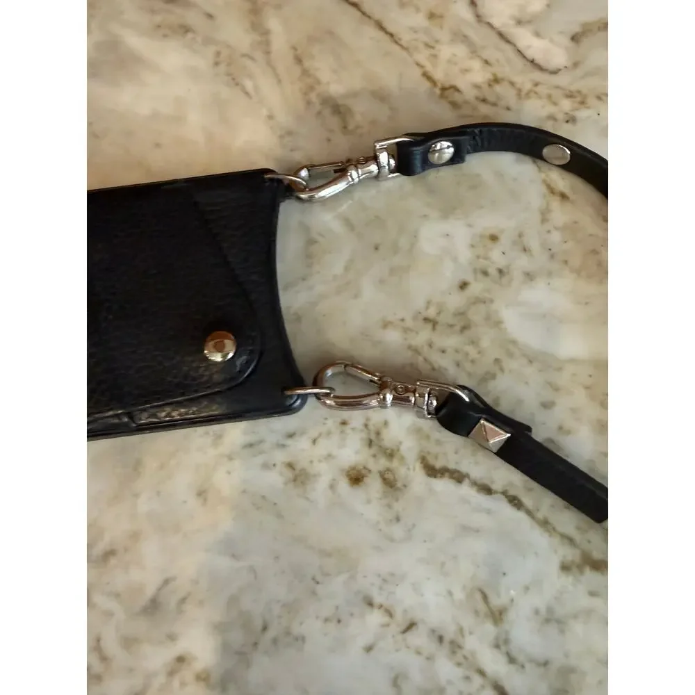 Bandolier Sarah Crossbody Replacement Strap Black Studded Leather